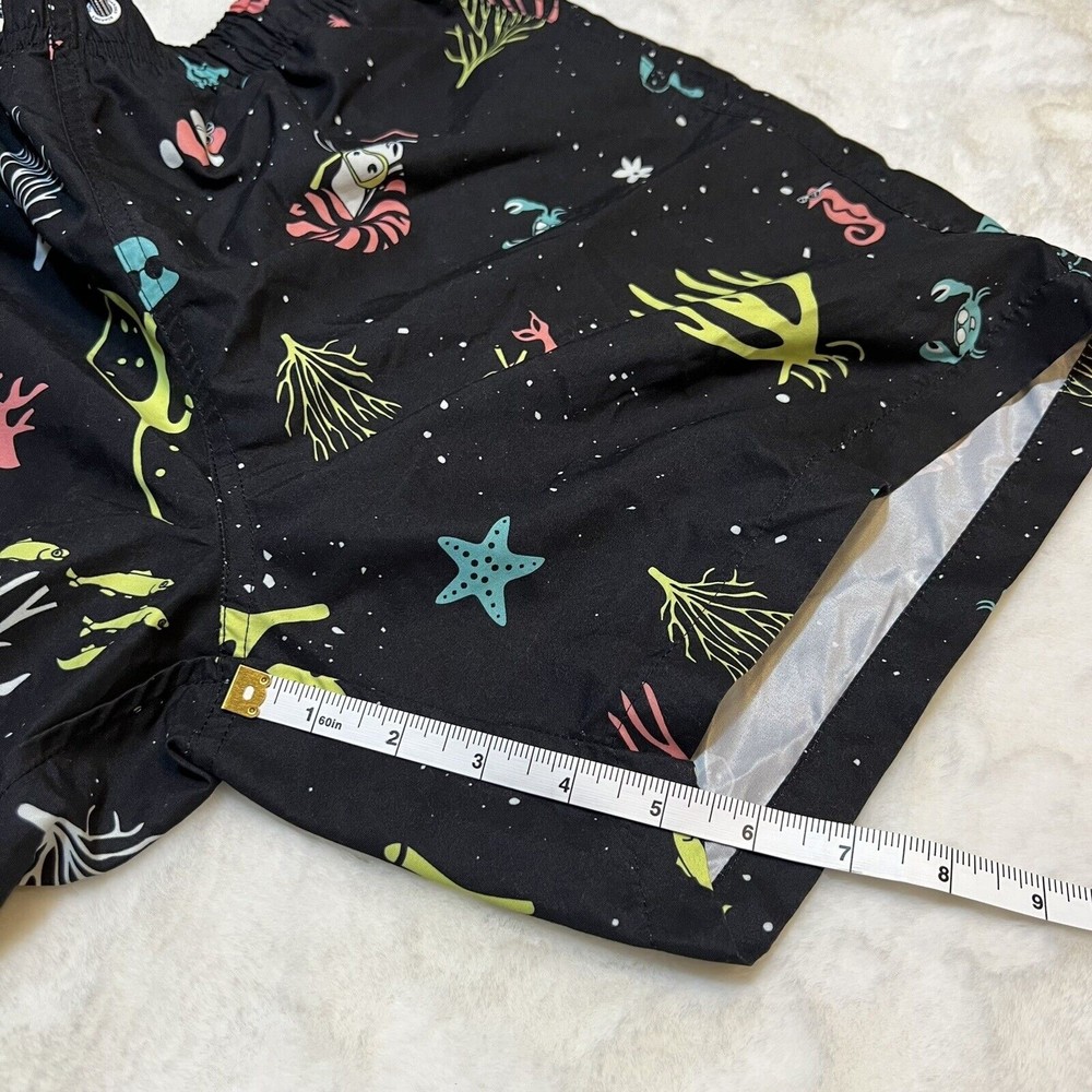 Boardies Black Ocean Print Swim Trunks Men’s S Lined 5.5 Inch Inseam - Picture 13 of 13